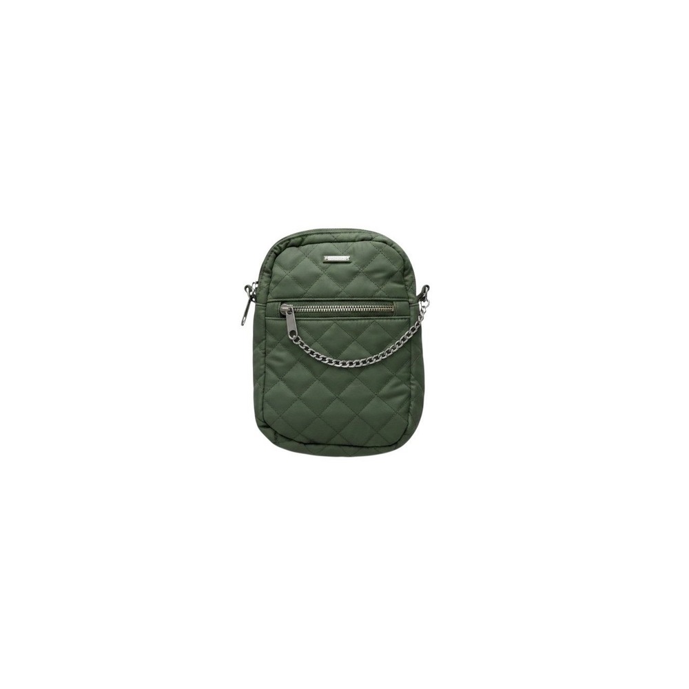 Claire's Crossbody Bag Womens Small Green NWT Quilted Chain Detail